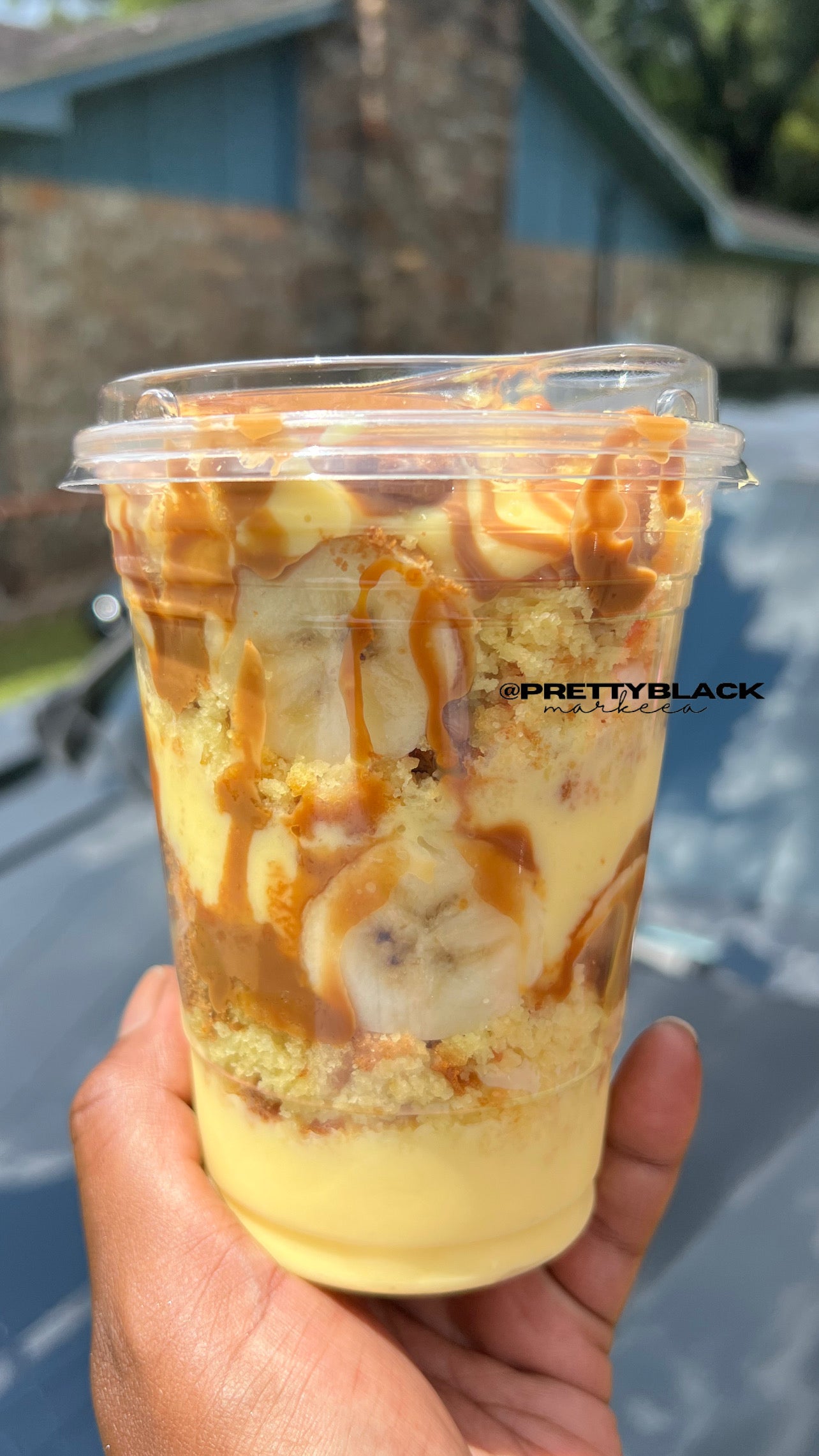 Caramel Biscoff Banana Pudding