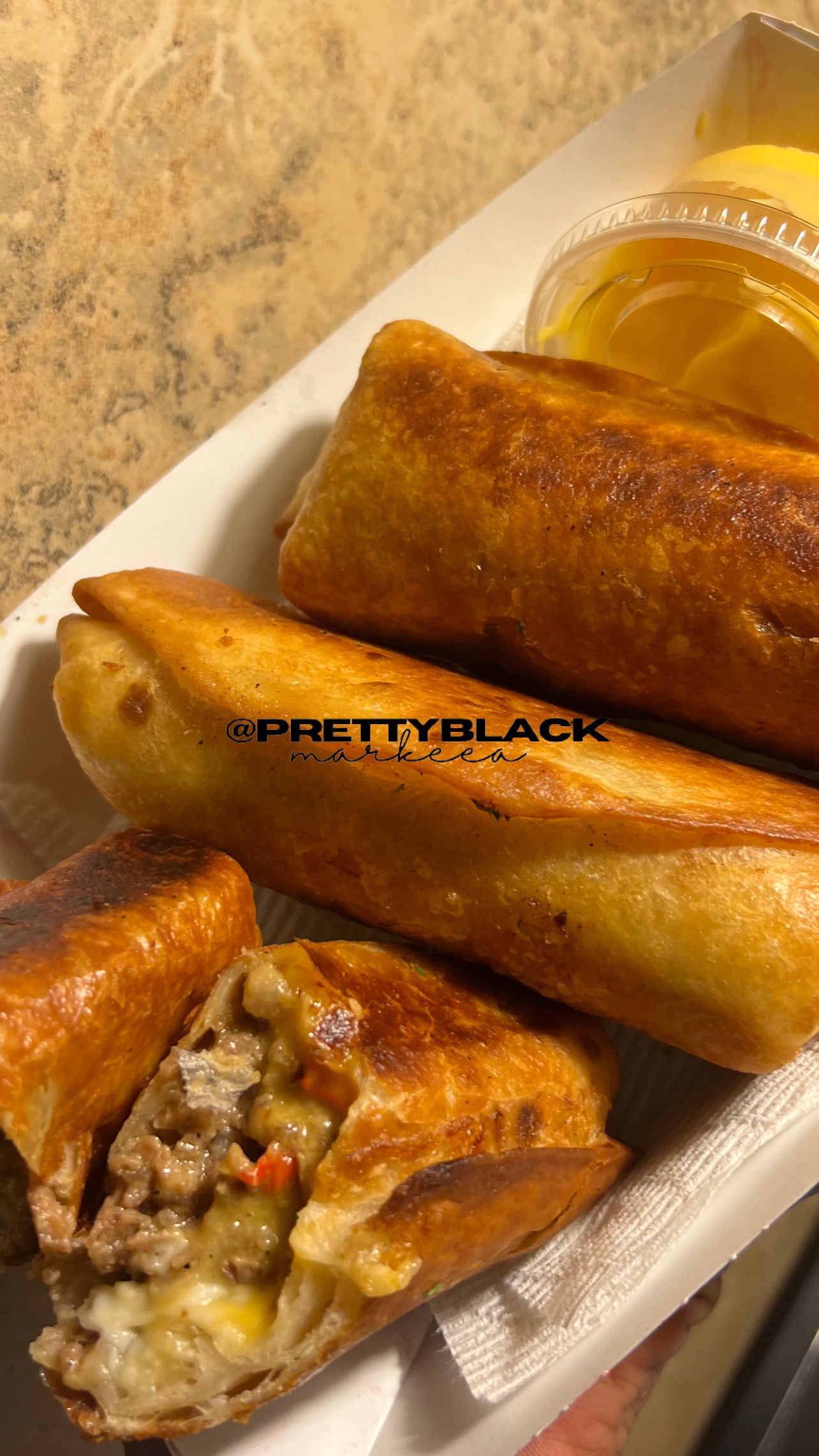 Philly Cheesesteak Eggrolls