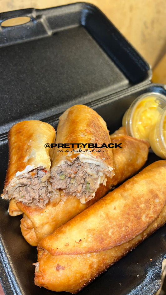 Philly Cheesesteak Eggrolls